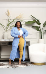 Cable Knit Beauty | Oversized Cardigan