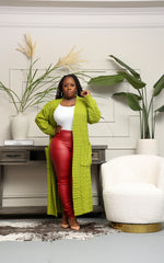 Cable Knit Beauty | Oversized Cardigan