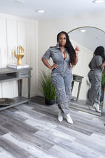 Denim Cargo Jumper
