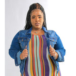 Bonnie ꟾ Curvy Denim Jacket