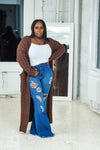 Cable Knit Beauty | Oversized Cardigan