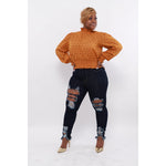 Madisyn ꟾ Mesh Top - Mustard