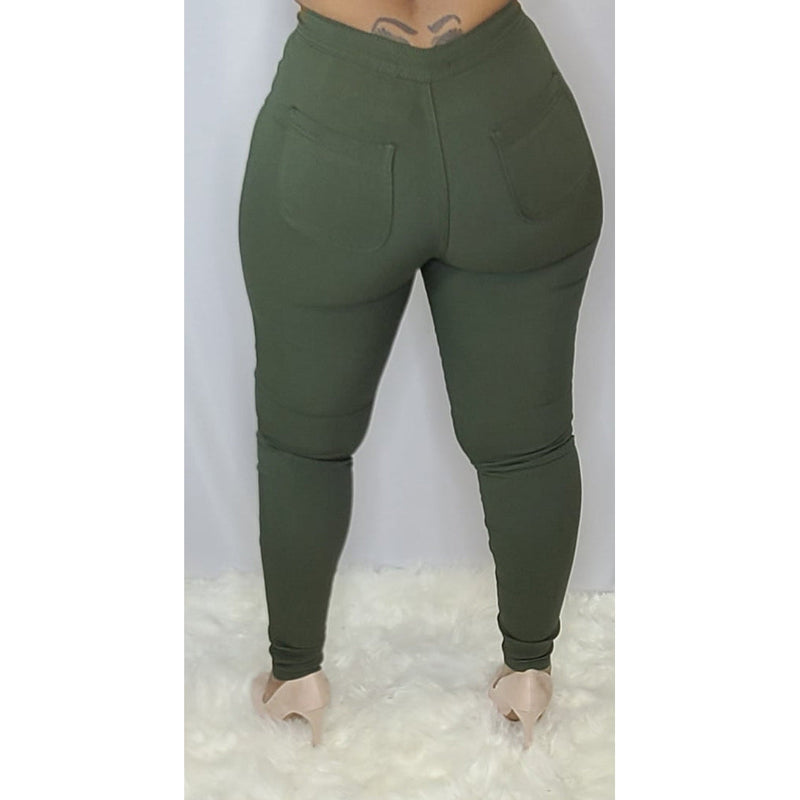 Women's Khaki Pants High Waist Super Stretchable Jeans